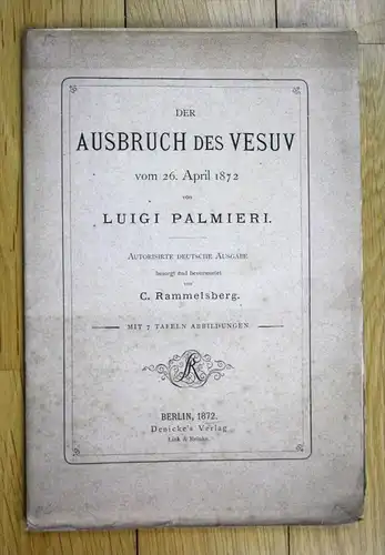 Der Ausbruch des Vesuv´s vom 26. April 1872.