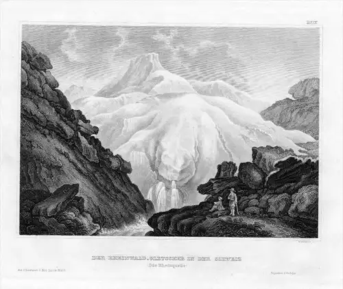 Rheinwald Gletscher Kanton Graubünden Alpen Schweiz Original