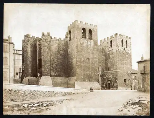 Abbaye Saint Victor Marseille albumen Foto photo vintage antique
