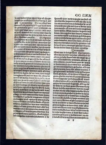 Blatt CCLXX Inkunabel Vita Christi Zwolle incunable Dutch Holland