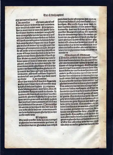 Blatt CCLXX Inkunabel Vita Christi Zwolle incunable Dutch Holland