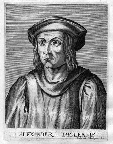 Alexandre de Tartagnis - Alexander de Tartagnis Italia Jurist Kupferstich Portrait engraving