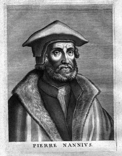 Pierre Nannius - Petrus Nannius /1496-1557) Pieter Nanninck Dutch poet humanist Dichter