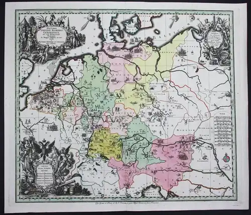 Historia Imperii Romano Germanici nec non finitimarum Regionum - Römisches Germanisches Reich Basel Brüssel