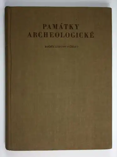 Pamatky Archeologicke Rocnik LVIII 1967 Cislo 1