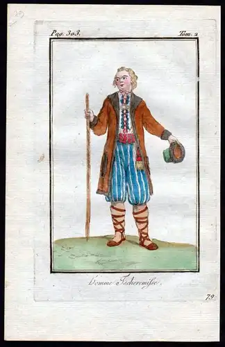 homme Tscheremisse - Mari Tscheremissen Russia Russland costume  Tracht