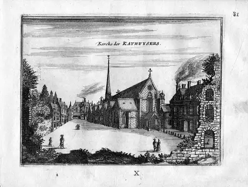 Katholische Kirche Paris Frankreich France gravure estampe Kupferstich