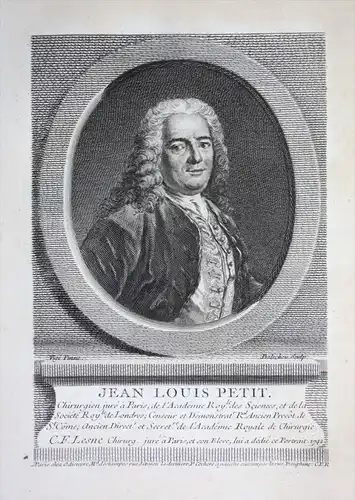 Jean Louis Petit - Jean Louis Petit (1674-1750) surgeon professor anatomist Chirurg Chirurgie Medizin medicine