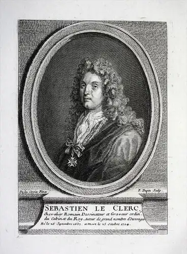 Sebastien le Clerc - Sebastien Le Clerc (Leclerc) (1637-1714) dessinateur engraver Kupferstecher artist Kupfer