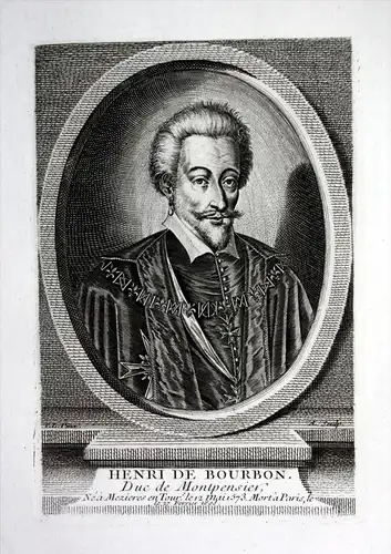 Henri de Bourbon - Henri de Montpensier de Bourbon (1573-1608) Herzog von Montpensier, Châtellerault und Sain