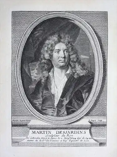 Martin Desjardins - Martin Desjardins (1637-1694) painter peintre Maler Bildhauer sculpteur sculptor Kupfersti