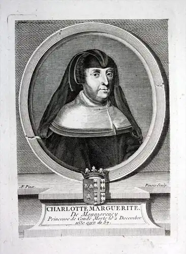 Charlotte Marguerite de Monmorency - Charlotte Marguerite de Montmorency (1594 - 1650) Fürstin Mätresse Hein