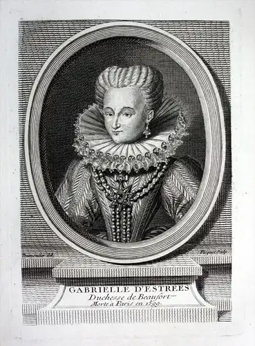 Gabrielle d'Estrees - Gabrielle d'Estrees (1570 - 1599) Duchess Beaufort Verneuil Heinrich IV mistress Mätres