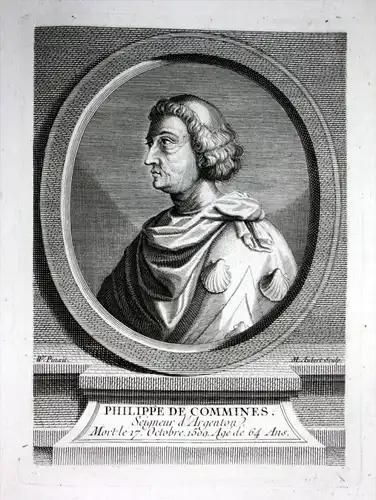 Philippe de Commines - Philippe de Commynes (1447 - 1511) Vlaanderen Bourgogne Burgundy Burgung Flandern poli