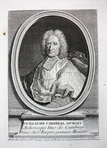Guillaume Cardinal Dubois - Guillaume Dubois (1656-1723) Cardinal Kardinal Limousin Versailles Minister Frankr