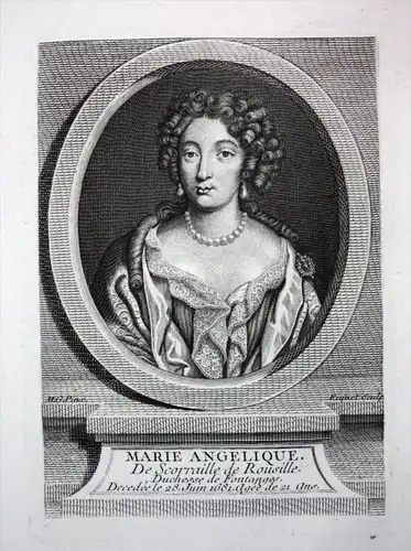 Marie Angelique de Scorraille de Rousille - Marie Angelique de Scoraille de Roussille (1661-1681) mistress Mai