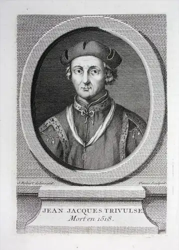 Jean Jacques Trivulse - Jean Jacques Trivulse Adeliger noble Kupferstich Portrait engraving