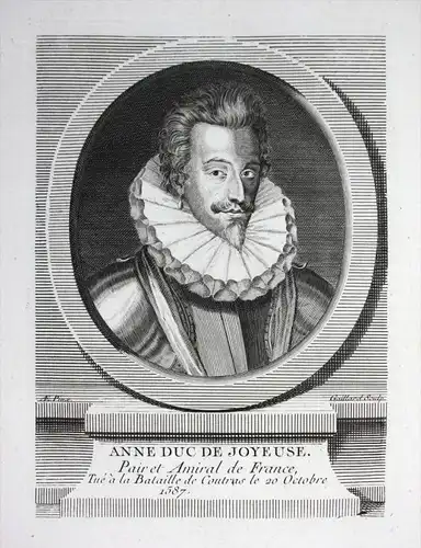 Anne Duc de Joyeuse - Anne de Joyeuse (1560-1587) Chevalier de l'ordre du Saint-Esprit, Gouverneur de Normandi