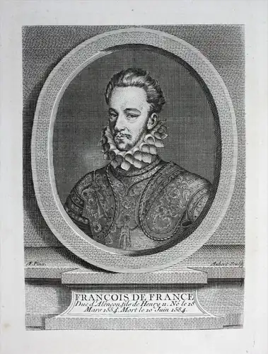 Francois de France - Francois Hercule de Valois Duc Herzog Alencon (1555-1584) Duc d'Alençon, Duc d'Anjou, Co