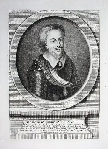Honore D'Alberts. de Luynes - Charles Albert Duc Luynes (1578-1621) Gouverneur de la ville et du château d'Am