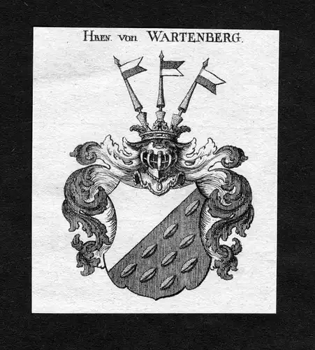 Gemmingen | Gros - Gemmingen Gros Gross Wappen Adel coat of arms heraldry Heraldik Kupferstich