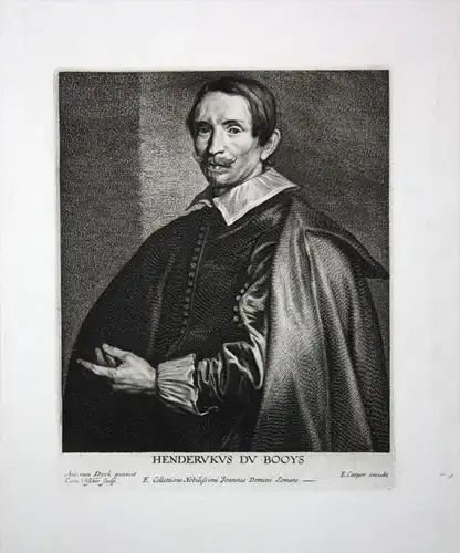 Henderukus du Booys - Hendrik du Bois (1589-1646) Dutch artist art dealer antiquarian Portrait