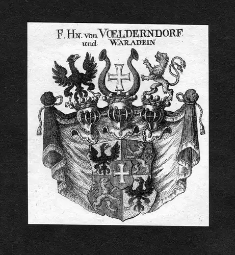 Voelderndorf und Waradein - Voelderndorff Völderndorff Waradein Wappen Adel coat of arms heraldry Heraldik Ku