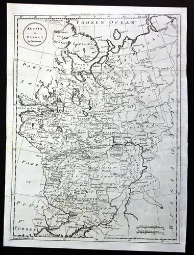 Russia in Europe - Russia Russland Lapland Moscow Karte map