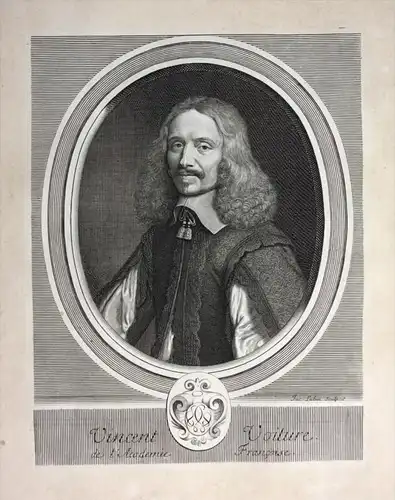 Vincent Voiture - Vincent Voiture (1597-1648) Autor writer poete prosateur Portrait