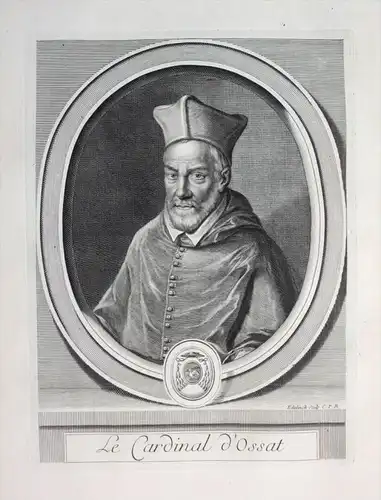 Le Cardinal d'Ossat - Arnaud d'Ossat (1537-1604) Cardinal Saint-Eusebe Rennes Bayeux Diplomat diplomate Portra