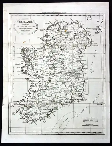 Ireland divided into provinces and counties - Ireland Irland Kilkenny Dublin Bushmills Great Britain map Karte