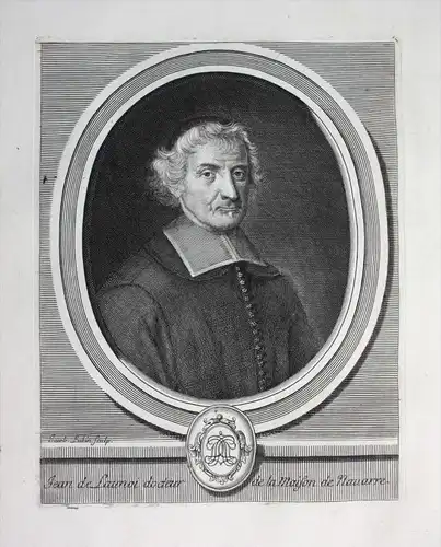 Jean de Launoi - Jean de Launoy pretre priest historien Historiker Portrait
