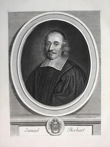 Samuel Bochart - Samuel Bochart (1599-1667) Orientalist Theologe theologien pretre priest Portrait