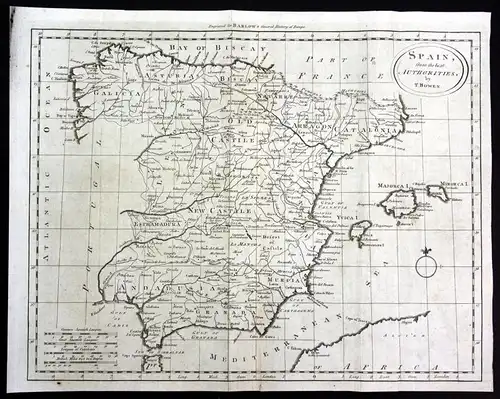 Spain from the best Authorities - Espana Spain Spanien Murcia Granada Karte map