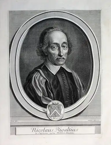 Nicolaus Rigaltius -  Nicolas Rigault Philologe philologue philologist Portrait