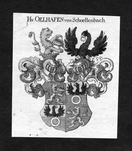 Oelhafen von Schoellenbach - Oelhafen von Schöllenbach Schoellenbach Wappen Adel coat of arms heraldry Herald