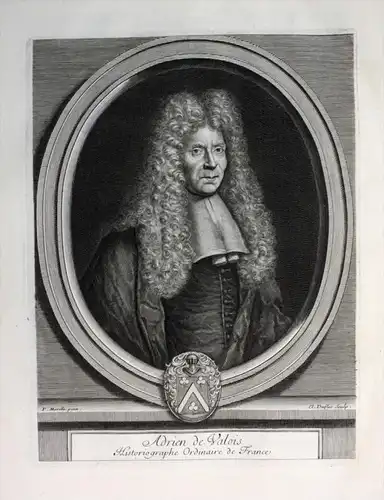 Arien de Valois -  Arien de Valois Historiker historien Portrait  gravure