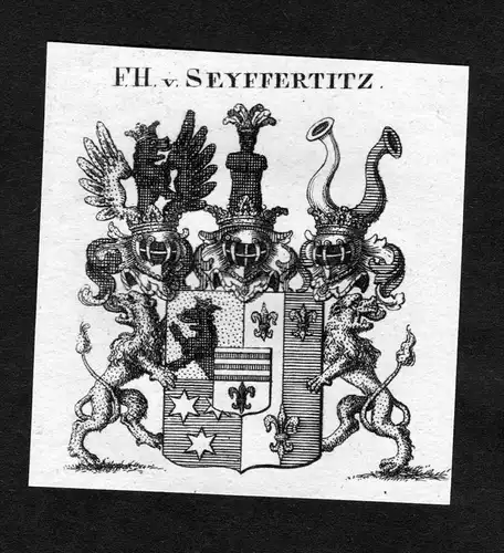 Seyffertitz - Seyffertitz Wappen Adel coat of arms heraldry Heraldik Kupferstich