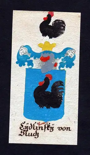 Eydlinsky von Sluch - Eydlinsky von Sluk Sluch Böhmen Manuskript Wappen Adel coat of arms heraldry Heraldik