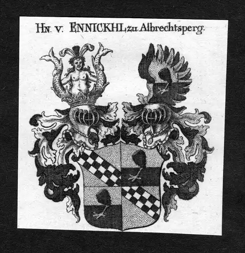 Ennickhl zu Albrechtsperg -  Ennickhl zu Albrechtsperg Albrechtsberg Wappen Adel coat of arms heraldry Heraldi