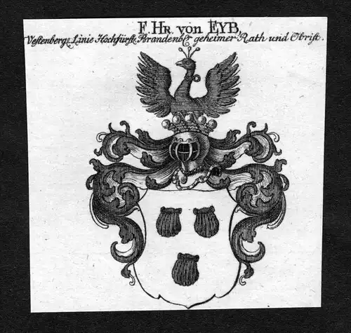 Eyb - Eyb Wappen Adel coat of arms heraldry Heraldik Kupferstich