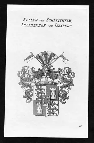 Keller von Schleitheim, Freiherren von Isenburg - Keller Kheller von Schleitheim Schlaytheim Isenburg Ysenburg