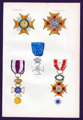"Espana, Figura 4" -  Espana Spain Spanien distincion Orden medal decoration Medaille
