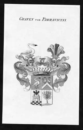 Grafen von Parravicini - Parravicini Wappen Adel coat of arms heraldry Heraldik