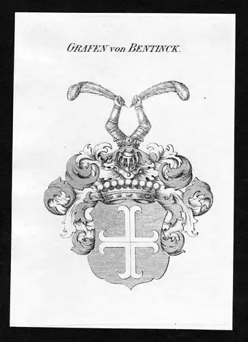 Grafen von Bentinck - Bentinck Wappen Adel coat of arms heraldry Heraldik
