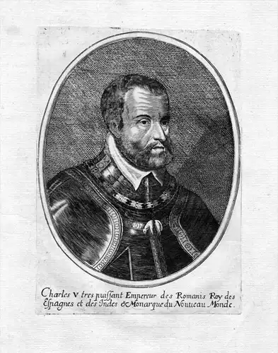 Charles V tres puissant Empereur des Romanis Roy des Espagnes - Charles V Holy Roman Emperor Carlos Espana Por