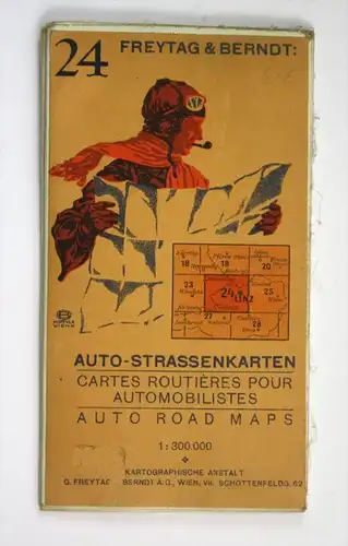 Auto-Strassenkarten. Blatt 24