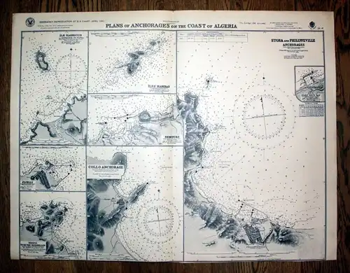 Plans of Anchorages on the Coast of Algeria.