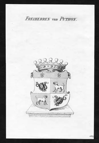 Freiherren von Puthon - Puthon Wappen Adel coat of arms heraldry Heraldik