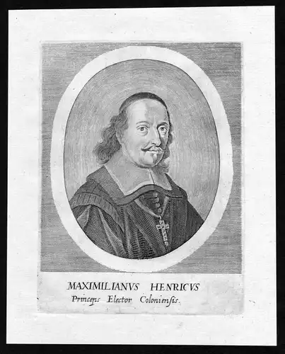 Maximilianus Henricus - Maximilian Heinrich von Bayern (1621-1688) Portrait